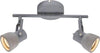 ΕΠΙΤΟΙΧΟ Φ/Σ 2ΧGU10 ΤΣΙΜΕΝΤΟ+ΜΕΤΑΛΛΟ  30Χ11ΧΗ18CM