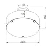 ΠΑΙΔΙΚΟ ΟΡΟΦΗΣ ΜΗΛΑ 3ΧE14 Φ40CM