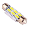 39mm Festoon C5W-12v dc-6 Smd Led Canbus 5630 led αυτοκινητου-150 lumens-Ψυχρο Λευκο