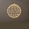 3D BALL ΣΧΕΔΙΟ 100 LED ΛΑΜΠΑΚ ΣΕΙΡΑ ΘΕΡΜΟ ΛΕΥΚΟ ΑΝΤΑΠΤΟΡ 31VDC IP44 20x20x21cm ΛΕΥΚΟ ΚΑΛΩΔ 5m
