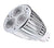3x2W- Mr 16 - High Power Led Spot-Dimmable 88 μοιρων 12vDc