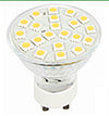4.5w Dimmable Gu10 21Smd 370lm Led spot 120° - 230v