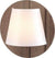 ΕΠΙΤ Φ/Σ LED 5W 3000Κ ΑΠΟΧ ΣΚ. ΞΥΛ  MDF+ΛΕΥΚΟ ΠΛΑΣΤ Φ25Χ12,5