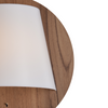 ΕΠΙΤ Φ/Σ LED 5W 3000Κ ΑΠΟΧ ΣΚ. ΞΥΛ  MDF+ΛΕΥΚΟ ΠΛΑΣΤ Φ25Χ12,5