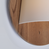 ΕΠΙΤ Φ/Σ LED 5W 3000Κ ΑΠΟΧ ΣΚ. ΞΥΛ  MDF+ΛΕΥΚΟ ΠΛΑΣΤ Φ25Χ12,5