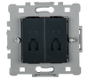 ΠΡΙΖΑ ΤΗΛΕΦΩΝΟΥ ΔΙΠΛΗ ΜΑΥΡΗ EL1632 SPLENDOR