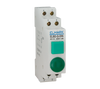 ΜΠΟΥΤΟΝ ΜΕ ΛΥΧΝΙΑ ELBD-G-DIN 1NO+2NC ΠΡΑΣΙΝΟ 230V