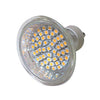 48 Smd Leds-Gu10-120° με Γυαλινο Καλυμμα