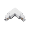 WHITE 90° CORNER SUPPLY 4 WIRES LEFT