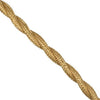 Πλεκτό Υφασμάτινο Καλώδιο 2 x 0.75mm² Μπέζ Χρυσό  80027