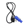 Ρευματολήπτης POWERCON 2 Pin Μήκος 110cm Schuko EU Plug High Quality GloboStar 51192