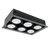 ΦΩΤΙΣΤΙΚΟ QUAD610 10W 6XE27 4000K ΓΚΡΙ ΣΚΟΥΡΟ
