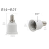 Πλαστικός Αντάπτορας από E14 σε E27 GloboStar 78974