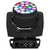 Κινούμενη Ρομποτική Κεφαλή Atlas HAWKEYE 2 K10 BEE EYE PRO 4in1 BEAM - WASH - ROTATION - ZΟΟΜ 4°-60° 19*15 Watt OSRAM LED RGBW 450W 230V DMX512  51151