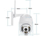 5MP FHD WiFi IP Smart Camera PTZ -AI ανίχνευσης ανθρώπου-Συναγερμός σειρήνας-Προβολεας-Αδιαβροχη IP66