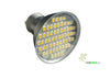 60 Smd Leds GU 10-με Γυαλινο Καλυμμα και Αλουμινιο 120°