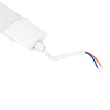 GloboStar® 60167 LED Γραμμικό Βιομηχανικό Φωτιστικό Tri-Proof 150cm 55W 6224lm 120° AC 220-240V Αδιάβροχο IP65 Μ150 x Π6 x Υ4cm Ψυχρό Λευκό 6000K - 3 Years Warranty