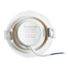 GloboStar® DE VALERA 60183 Χωνευτό LED Κινούμενο Spot Downlight 5W 485lm 60° AC 220-240V IP44 Φ9cm x Υ4cm - Στρόγγυλο - Λευκό - Φυσικό Λευκό 4500K - Bridgelux Chip - TÜV Certified Driver - 5 Χρόνια Εγγύηση