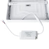 GloboStar® 60204 Εξωτερικό LED Panel 22x22cm 20W 2120lm 120° AC 220-240V IP20 Μ22 x Π22 x Υ3cm Φυσικό Λευκό 4500K - 3 Χρόνια Εγγύηση