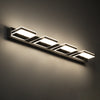 GloboStar® KARLA 60456 Μοντέρνο Φωτιστικό Τοίχου - Απλίκα Καθρέπτη Μπάνιου - Πίνακα LED 14W 1600lm 180° AC 220-240V IP44 Μ60 x Π9 x Υ5cm - Φυσικό Λευκό 4500K - Χρώμιο Νίκελ - 3 Years Warranty
