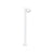 GloboStar® GARDENIA 60506 Φωτιστικό Κήπου - Κολωνάκι Αρχιτεκτονικού Φωτισμού Εξωτερικού Χώρου LED 7W 700lm 60° AC220-240V Αδιάβροχο IP65 - Σώμα Αλουμινίου & Tempered Glass - Μ12 x Π18 x Υ90cm - Θερμό Λευκό 2700K - Λευκό - Bridgelux Chip - 5 Years Warranty