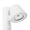 GloboStar® GARDENIA 60506 Φωτιστικό Κήπου - Κολωνάκι Αρχιτεκτονικού Φωτισμού Εξωτερικού Χώρου LED 7W 700lm 60° AC220-240V Αδιάβροχο IP65 - Σώμα Αλουμινίου & Tempered Glass - Μ12 x Π18 x Υ90cm - Θερμό Λευκό 2700K - Λευκό - Bridgelux Chip - 5 Years Warranty
