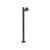 GloboStar® GARDENIA 60507 Φωτιστικό Κήπου - Κολωνάκι Αρχιτεκτονικού Φωτισμού Εξωτερικού Χώρου LED 7W 700lm 60° AC220-240V Αδιάβροχο IP65 - Σώμα Αλουμινίου & Tempered Glass - Μ12 x Π18 x Υ90cm - Θερμό Λευκό 2700K - Γκρι Ανθρακί - Bridgelux Chip - 5 Year...