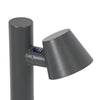 GloboStar® GARDENIA 60507 Φωτιστικό Κήπου - Κολωνάκι Αρχιτεκτονικού Φωτισμού Εξωτερικού Χώρου LED 7W 700lm 60° AC220-240V Αδιάβροχο IP65 - Σώμα Αλουμινίου & Tempered Glass - Μ12 x Π18 x Υ90cm - Θερμό Λευκό 2700K - Γκρι Ανθρακί - Bridgelux Chip - 5 Year...