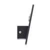 GloboStar® CUADRADO 60571 Φωτιστικό Τοίχου - Απλίκα Αρχιτεκτονικού Φωτισμού Εσωτερικού/Εξωτερικού Χώρου Up or Down LED 10W 1000lm 60° AC220-240V Αδιάβροχο IP65 - Σώμα Αλουμινίου & Tempered Glass - Μ14 x Π14 x Υ4.5cm - Θερμό Λευκό 2700K - Μαύρο - Bridge...
