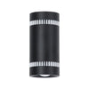 GloboStar® CANNONAL 60577 Φωτιστικό Τοίχου - Απλίκα Αρχιτεκτονικού Φωτισμού Εσωτερικού Χώρου Up & Down LED 10W 1150lm 30° AC 220-240V IP20 Μ5 x Π6.5 x Υ11cm - Θερμό Λευκό 2700K - Μαύρο με Λευκό - Bridgelux Chip - 3 Χρόνια Εγγύηση