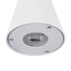 GloboStar® GARDENIA 60793 Φωτιστικό Τοίχου - Απλίκα Αρχιτεκτονικού Φωτισμού Εσωτερικού/Εξωτερικού Χώρου Up or Down Μονόφωτο 1 x GU10 AC220-240V Αδιάβροχο IP65 - Σώμα Αλουμινίου & Tempered Glass - Μ9.5 x Π13 x Υ7.7cm - Λευκό - 5 Years Warranty