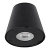 GloboStar® GARDENIA 60795 Φωτιστικό Τοίχου - Απλίκα Αρχιτεκτονικού Φωτισμού Εσωτερικού/Εξωτερικού Χώρου Up or Down Μονόφωτο 1 x GU10 AC220-240V Αδιάβροχο IP65 - Σώμα Αλουμινίου & Tempered Glass - Μ9.5 x Π13 x Υ7.7cm - Μαύρο - 5 Years Warranty