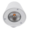 GloboStar® GARDENIA 60797 Φωτιστικό Τοίχου - Απλίκα Αρχιτεκτονικού Φωτισμού Εσωτερικού/Εξωτερικού Χώρου Up or Down LED 7W 700lm 60° AC220-240V Αδιάβροχο IP65 - Σώμα Αλουμινίου & Tempered Glass - Μ9.5 x Π13 x Υ7.7cm - Θερμό Λευκό 2700K - Λευκό - Bridgel...