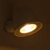 GloboStar® GARDENIA 60797 Φωτιστικό Τοίχου - Απλίκα Αρχιτεκτονικού Φωτισμού Εσωτερικού/Εξωτερικού Χώρου Up or Down LED 7W 700lm 60° AC220-240V Αδιάβροχο IP65 - Σώμα Αλουμινίου & Tempered Glass - Μ9.5 x Π13 x Υ7.7cm - Θερμό Λευκό 2700K - Λευκό - Bridgel...