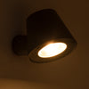GloboStar® GARDENIA 60798 Φωτιστικό Τοίχου - Απλίκα Αρχιτεκτονικού Φωτισμού Εσωτερικού/Εξωτερικού Χώρου Up or Down LED 7W 700lm 60° AC220-240V Αδιάβροχο IP65 - Σώμα Αλουμινίου & Tempered Glass - Μ9.5 x Π13 x Υ7.7cm - Θερμό Λευκό 2700K - Γκρι Ανθρακί - ...