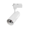 GloboStar® LUGANO 60807 Μονοφασικό Φωτιστικό Σποτ Ράγας LED 20W 2500lm 36° Acrylic HQ LENS AC 220-240V IP20 Φ6.5 x Υ22cm Φυσικό Λευκό 4500K - EUROTRACK® System 1L+1N - Λευκό - Bridgelux Chip - TÜV Certified Driver - 5 Χρόνια Εγγύηση