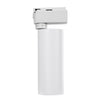 GloboStar® LUGANO 60808 Μονοφασικό Φωτιστικό Σποτ Ράγας LED 20W 2400lm 36° Acrylic HQ LENS AC 220-240V IP20 Φ6.5 x Υ22cm Θερμό Λευκό 2700K - EUROTRACK® System 1L+1N - Λευκό - Bridgelux Chip - TÜV Certified Driver - 5 Χρόνια Εγγύηση