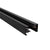 GloboStar® 2L-EUROTRACK 60901 Μονοφασική Ράγα 2 Καλωδίων για Σποτ Ράγας LED AC 220-240V IP20 Μ100 x Π3.4 x Υ2cm - EUROTRACK® System 1L+1N - Αλουμίνιο - Μαύρο - 1 Μέτρο - 5 Χρόνια Εγγύηση