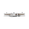 GloboStar® 2L-EUROTRACK 60910 Αντάπτορας +(Σταυρός) - Μονοφασικός 2 Καλωδίων για όλες τις Ράγες EUROTRACK AC 220-240V IP20 Μ10.7 x Π10.7 x Υ1.5cm - EUROTRACK® System 1L+1N - Θερμοπλαστικό - Λευκό - 5 Χρόνια Εγγύηση