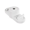 GloboStar® 2L-EUROTRACK 60912 Αντάπτορας Κρέμασης Φωτιστικού - Μονοφασικός 2 Καλωδίων για όλες τις Ράγες EUROTRACK AC 220-240V IP20 Μ10 x Π4 x Υ3.2cm - EUROTRACK® System 1L+1N - Θερμοπλαστικό - Λευκό - 5 Χρόνια Εγγύηση