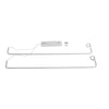 GloboStar® LINARIA DUO 60925 Κρεμαστό Φωτιστικό Οροφής Design LED CCT 72W 8300lm 200° AC 220-240V - Εναλλαγή Φωτισμού μέσω Τηλεχειριστηρίου All In One Ψυχρό 6000k+Φυσικό 4500k+Θερμό 2700k Dimmable Μ220 x Π4 x Υ25cm - Λευκό - 3 Years Warranty