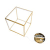 GloboStar® KIBOO 60930 Κρεμαστό Φωτιστικό Οροφής Design LED CCT 36W 4150lm 360° AC 220-240V - Εναλλαγή Φωτισμού μέσω Τηλεχειριστηρίου All In One Ψυχρό 6000k+Φυσικό 4500k+Θερμό 2700k Dimmable Μ40 x Π40 x Υ40cm - Χρυσό Πλατίνα - 3 Years Warranty