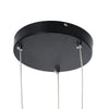 GloboStar® KIBOO-TRIO 60931 Κρεμαστό Φωτιστικό Οροφής Design LED CCT 90W 10350lm 360° AC 220-240V - Εναλλαγή Φωτισμού μέσω Τηλεχειριστηρίου All In One Ψυχρό 6000k+Φυσικό 4500k+Θερμό 2700k Dimmable Μ60 x Π60 x Υ80cm - Μαύρο - 3 Years Warranty