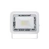 GloboStar® ATLAS 61409 Επαγγελματικός Προβολέας LED 20W 2300lm 120° AC 220-240V - Αδιάβροχος IP67 - Μ12 x Π2.5 x Υ9.5cm - Λευκό - Θερμό Λευκό 2700K - LUMILEDS Chips - TÜV Rheinland Certified - 5 Years Warranty