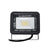 GloboStar® ATLAS 61412 Επαγγελματικός Προβολέας LED 20W 2300lm 120° AC 220-240V - Αδιάβροχος IP67 - Μ12 x Π2.5 x Υ9.5cm - Μαύρο - Θερμό Λευκό 2700K - LUMILEDS Chips - TÜV Rheinland Certified - 5 Years Warranty