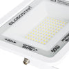 GloboStar® ATLAS 61419 Επαγγελματικός Προβολέας LED 50W 6250lm 120° AC 220-240V - Αδιάβροχος IP67 - Μ21 x Π3.5 x Υ16cm - Λευκό - Ψυχρό Λευκό 6000K - LUMILEDS Chips - TÜV Rheinland Certified - 5 Years Warranty