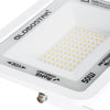 GloboStar® ATLAS 61421 Επαγγελματικός Προβολέας LED 50W 5750lm 120° AC 220-240V - Αδιάβροχος IP67 - Μ21 x Π3.5 x Υ16cm - Λευκό - Θερμό Λευκό 2700K - LUMILEDS Chips - TÜV Rheinland Certified - 5 Years Warranty