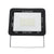 GloboStar® ATLAS 61425 Επαγγελματικός Προβολέας LED 100W 12500lm 120° AC 220-240V - Αδιάβροχος IP67 - Μ27 x Π4 x Υ21cm - Μαύρο - Ψυχρό Λευκό 6000K - LUMILEDS Chips - TÜV Rheinland Certified - 5 Years Warranty