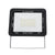 GloboStar® ATLAS 61426 Επαγγελματικός Προβολέας LED 100W 12000lm 120° AC 220-240V - Αδιάβροχος IP67 - Μ27 x Π4 x Υ21cm - Μαύρο - Φυσικό Λευκό 4500K - LUMILEDS Chips - TÜV Rheinland Certified - 5 Years Warranty