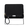 GloboStar® ATLAS 61426 Επαγγελματικός Προβολέας LED 100W 12000lm 120° AC 220-240V - Αδιάβροχος IP67 - Μ27 x Π4 x Υ21cm - Μαύρο - Φυσικό Λευκό 4500K - LUMILEDS Chips - TÜV Rheinland Certified - 5 Years Warranty